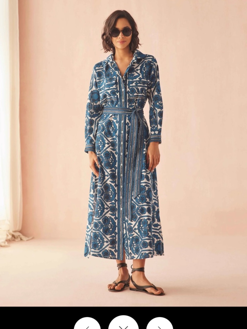 Omika Palma Maxi Shirt Dress